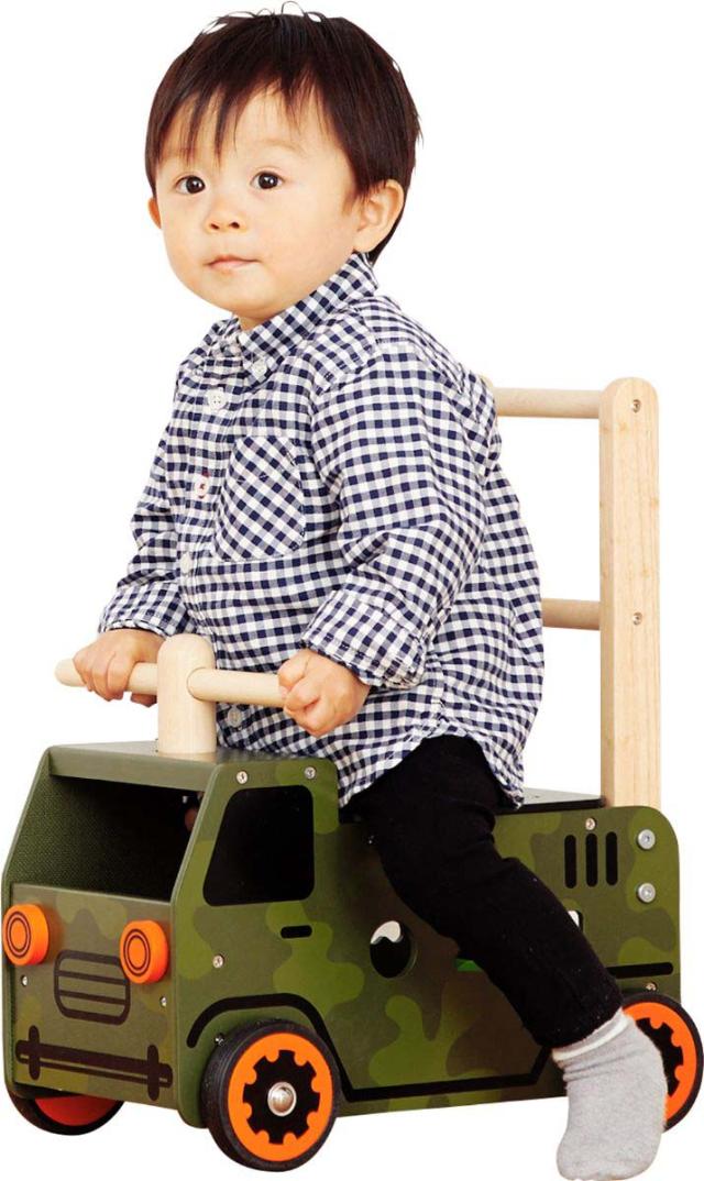 アイムトイ ウォーカー＆ライド アーミートラック  返品種別Bの通販は