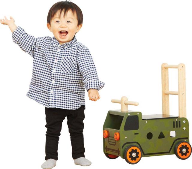 アイムトイ ウォーカー＆ライド アーミートラック  返品種別Bの通販は