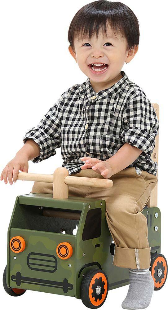 アイムトイ ウォーカー＆ライド アーミートラック  返品種別Bの通販は