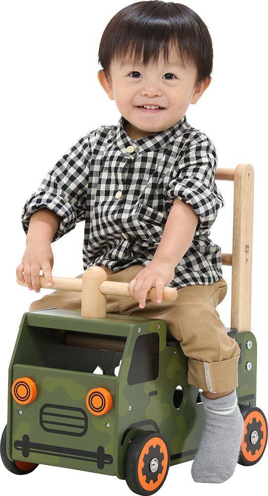 アイムトイ ウォーカー＆ライド アーミートラック  返品種別Bの通販は