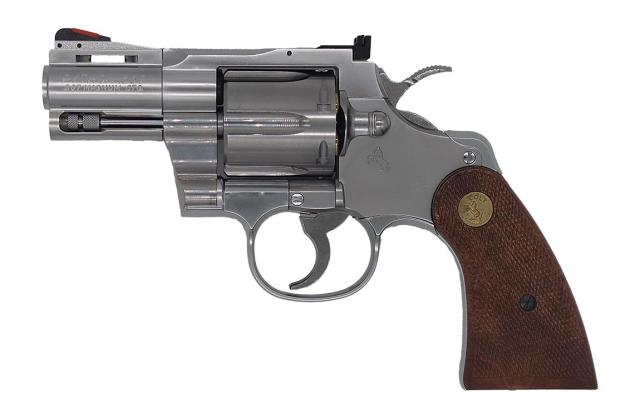 タナカワークス Colt Python .357Magnum 2.5inch “R-model” Stainless Finish  ガスガン【対象年令 18才以上用】エアガン  返品種別B
