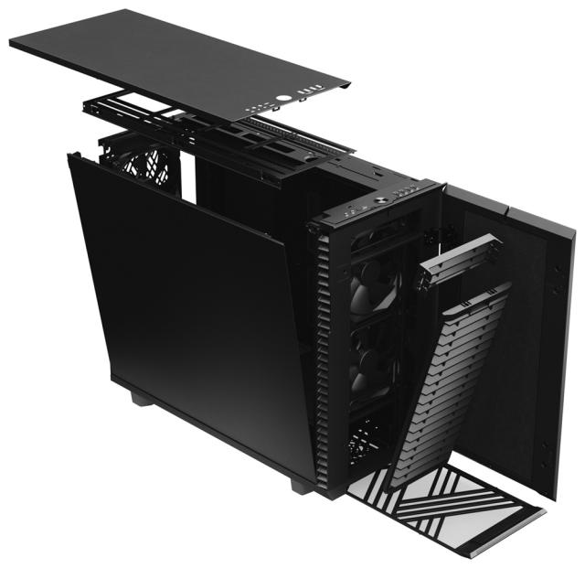 Fractal Design｜フラクタルデザイン E-ATX、ATX、microATX、Mini-ITX対応 ミドルタワーPCケース（ブラック） FD-C-DEF7A-01返品種別B_3