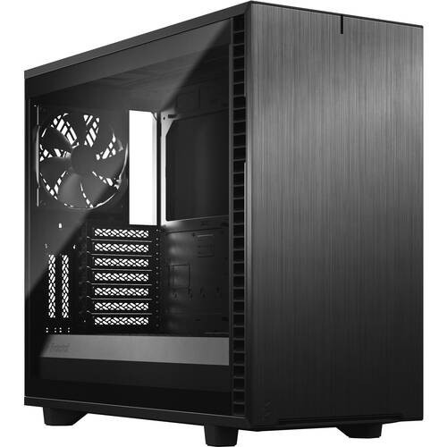 Fractal Design（フラクタルデザイン） FD-C-DEF7A-02 E-ATX、ATX、microATX、Mini-ITX対応 ミドルタワーPCケース（ブラック）【強化ガラ