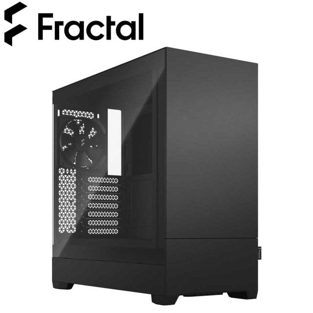 Fractal Design｜フラクタルデザイン ミドルタワー型PCケース Pop Silent Black TG Clear Tint FD-C-POS1A-02返品種別B