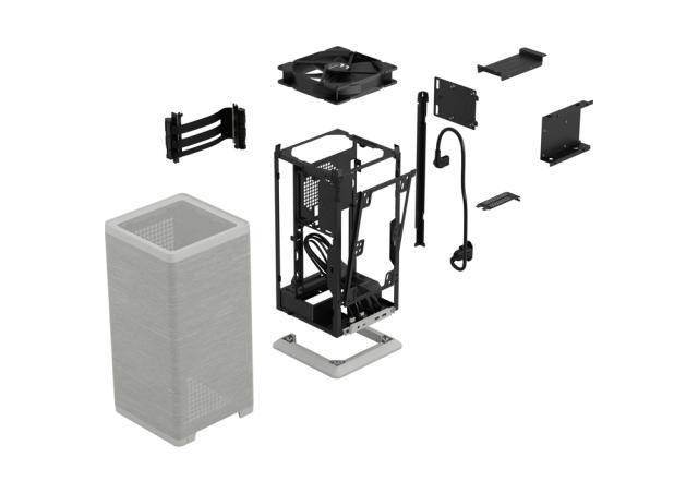 Fractal Design｜フラクタルデザイン FD-C-MOD1N-01 ミニタワーPCケース Mood Light Gray（ライトグレー）[FDCMOD1N01] 返品種別B_7