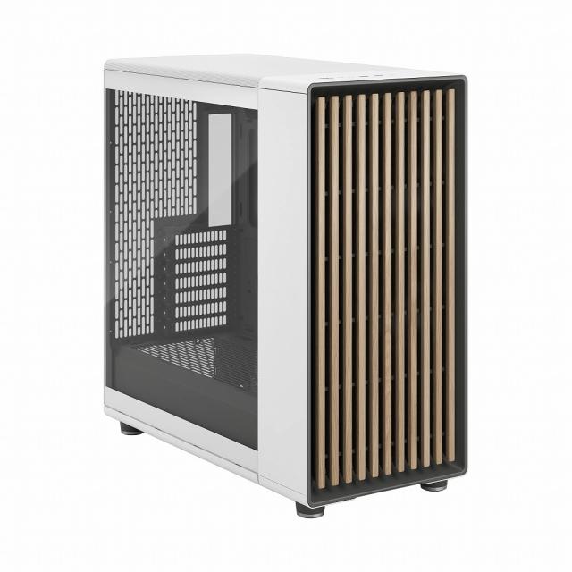 Fractal Design｜フラクタルデザイン FD-C-NOR1X-04 フルタワー型PCケース North XL Chalk White TG Clear 強化ガラスパネル（ホワイト）[FDCNOR1X04] 返品種別B_1