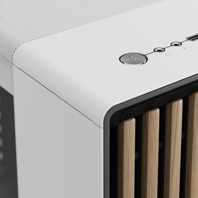 Fractal Design｜フラクタルデザイン FD-C-NOR1X-04 フルタワー型PCケース North XL Chalk White TG Clear 強化ガラスパネル（ホワイト）[FDCNOR1X04] 返品種別B_2