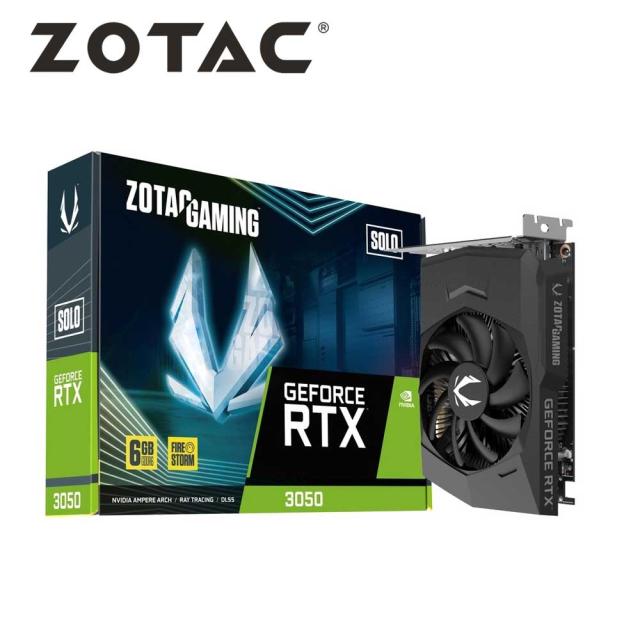 ZOTAC｜ゾタック ZT-A30510G-10L ZOTAC GAMING GEFORCE RTX 3050 6GB SOLO GDDR6（黒いこと）[ZTA30510G10L] 返品カテゴリー化B