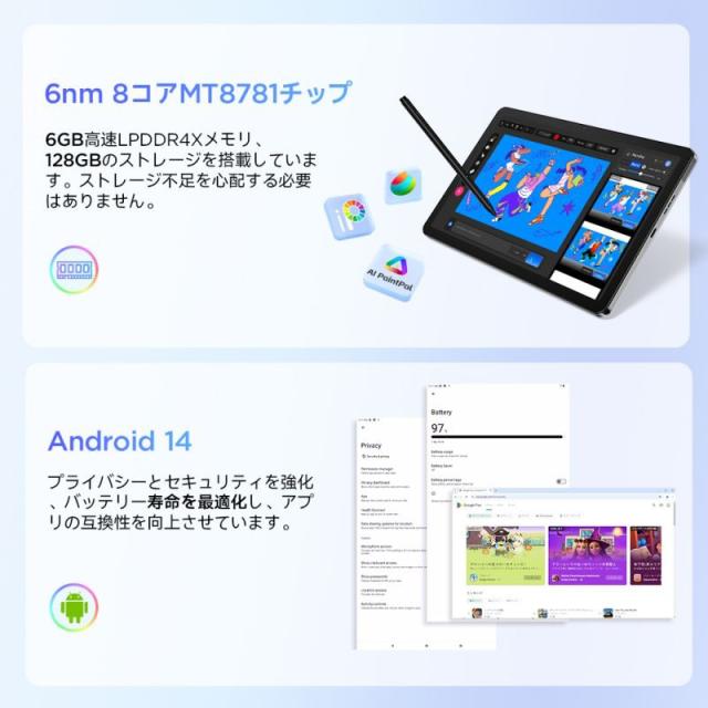 ugee UGUT2_JP ugee Fun Drawing Pad UT2（グレー）[UGUT2JP] 返品種別A_6