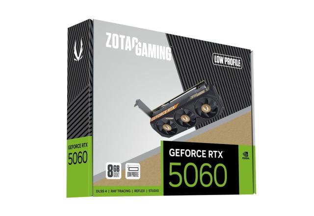 ZOTAC｜ゾタック RTX5060LP8G/ZT-10L ZOTAC GAMING GeForce RTX 5060 Low Profile / PCI Express 5.0 グラフィックスボード（ブラック）[RTX5060LP8GZT10L] 返品種別B_7