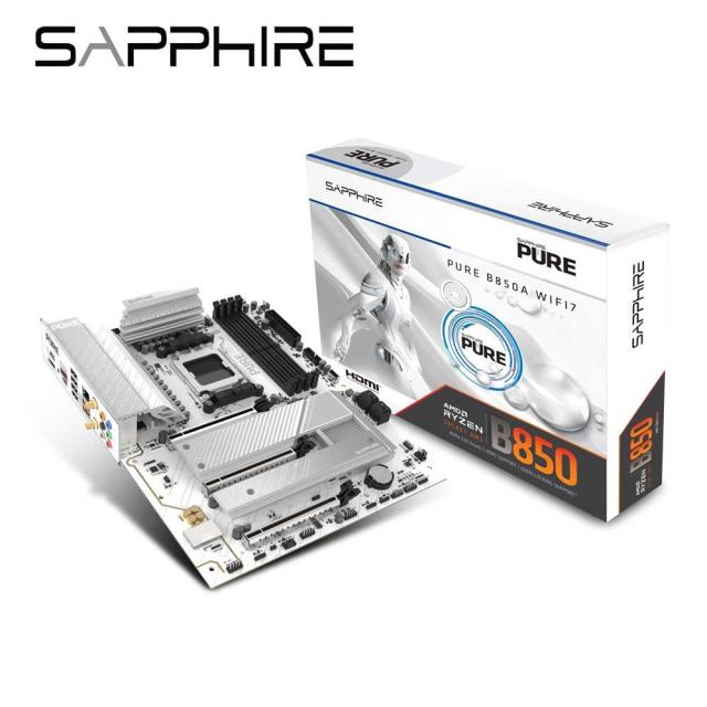 SAPPHIRE｜サファイア 52123-11-40G SAPPHIRE PURE B850A WIFI7 マザーボード[521231140G] 返品種別B