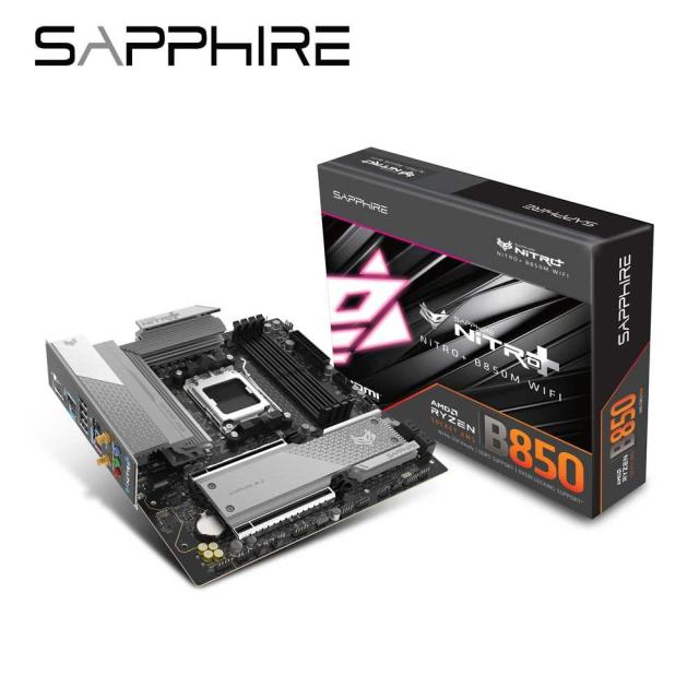 SAPPHIRE｜サファイア 52123-01-40G SAPPHIRE NITRO+ B850M WIFI マザーボード[521230140G] 返品種別B