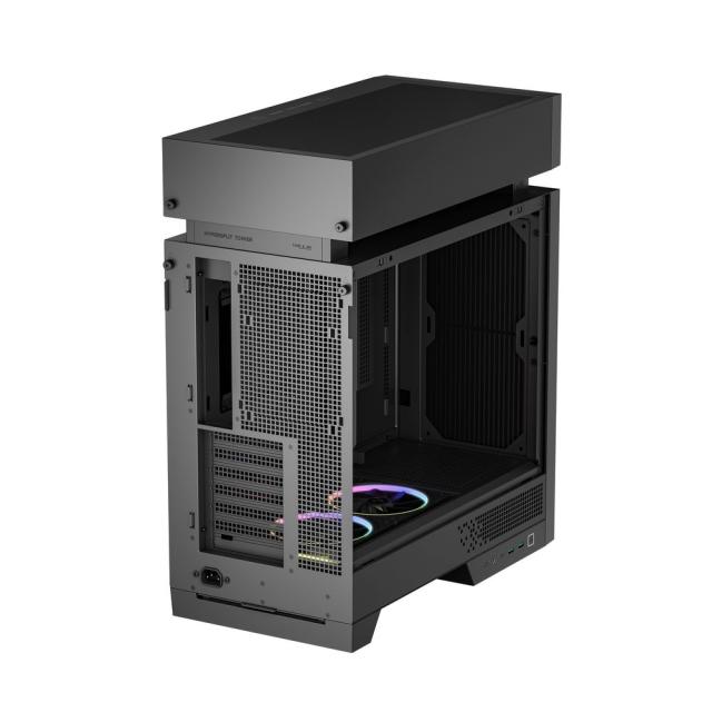 DeepCool｜ディープクール Mini-ITX / Micro-ATX / ATX対応 ミドルタワー型PCケース CL660（ブラック） R-CL660-BKNNA0-G-1返品種別B_5