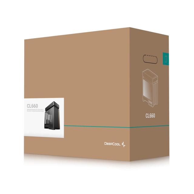 DeepCool｜ディープクール Mini-ITX / Micro-ATX / ATX対応 ミドルタワー型PCケース CL660（ブラック） R-CL660-BKNNA0-G-1返品種別B_11