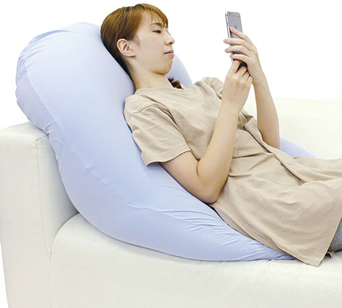 モグ 雲にのる夢枕　本体＋カバーセット（クリアピンク）専用バッグ付 クモニノルユメマクラカバ-ツキCPK返品種別B_5