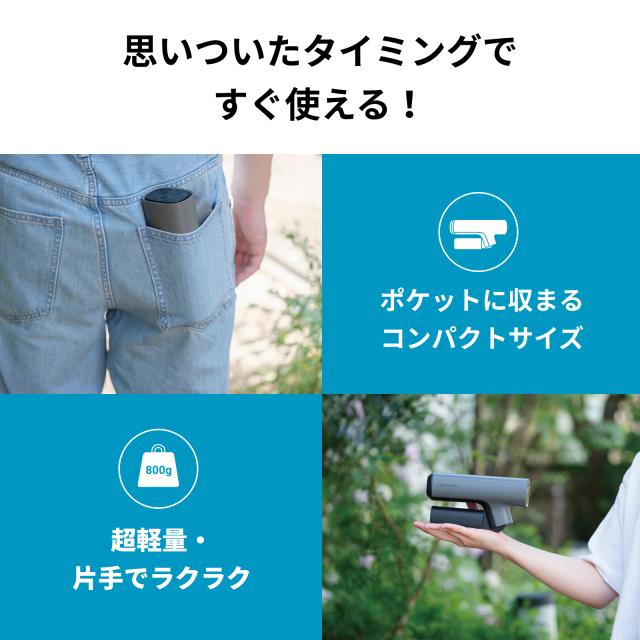 サインハウス SWU-201 ポケッタブル高圧洗浄機(ブラック)SPICERR