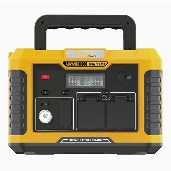 Togopower AD1000Y ポータブル電源 933Wh USB-C出力搭載TogoPower ADVANCE1000[AD1000YTOGOPOWER] 返品種別B_1