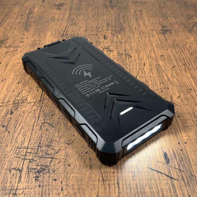 agreen JMB-SR20-BK ソーラー付き大容量モバイルバッテリー 20000mAh