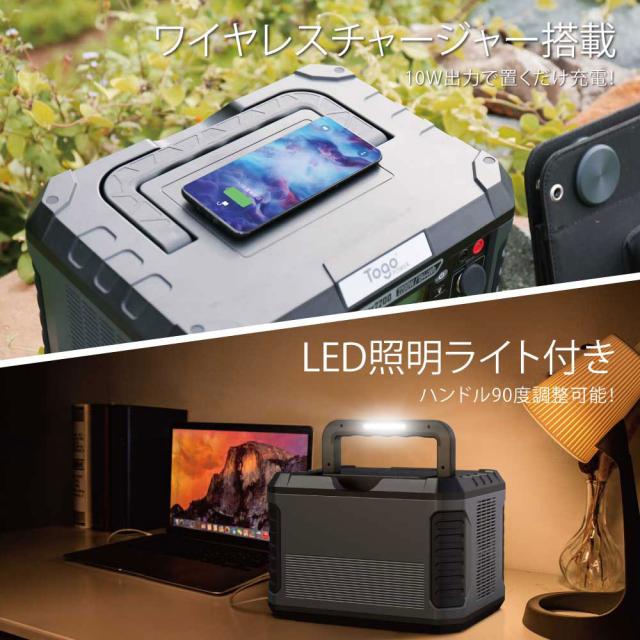Togopower TPS1800 ポータブル電源 1466Wh ACコンセント出力3口USB-C出力搭載TogoPower MASTERシーリーズ[TPS1800] 返品種別B_10