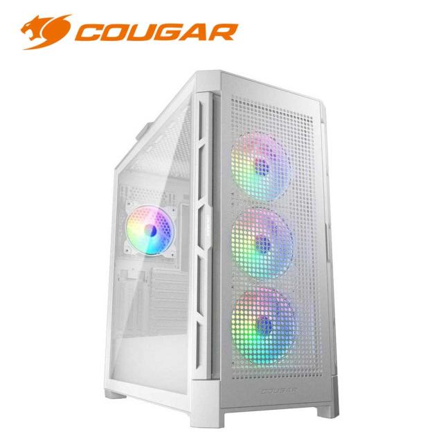 COUGAR｜クーガー CGR-5AD1W-RGB ミドルタワーPCケース DUOFACE PRO RGB（ホワイト）[CGR5AD1WRGB] 返品種別B