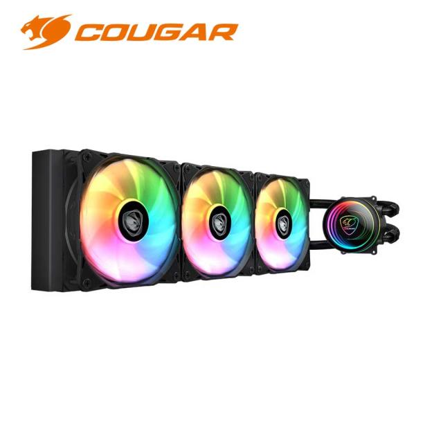COUGAR｜クーガー 水冷一体型CPUクーラー Poseidon Elite ARGB 120mmファン搭載 360mm（ブラック） CGR-PSDELRGB-B-360返品種別B