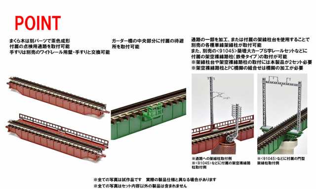 販サイト トミックス (N) 3255 上路式ガーダー橋S140（F）（赤