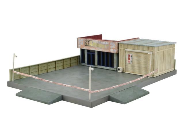 トミーテック (N) 建物コレクション043-3 廃業した整備所 タテコレ 043-3 ハイギョウシタセイビジョ返品種別B レイアウト用品