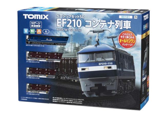 キャラクターグッズセット トミックス (N) 90181 ベーシックセットSD EF210コンテナ列車（4両