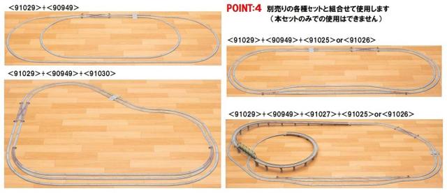 トミックス (N) 91029 レールセット複線化両渡りポイントセット 返品