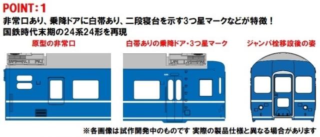 トミックス (N) 98846 国鉄 24系24形特急寝台客車（ゆうづる）増結セット(6両) 返品種別B_1