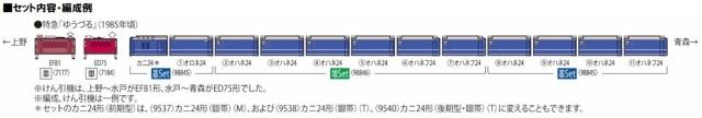 トミックス (N) 98846 国鉄 24系24形特急寝台客車（ゆうづる）増結セット(6両) 返品種別B_2