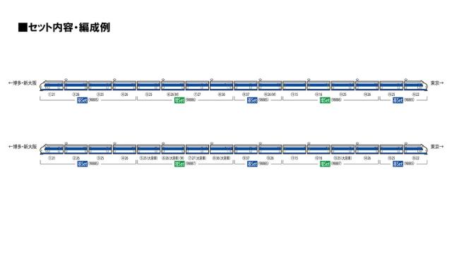 トミックス (N) 98886 国鉄 0 1000系東海道・山陽新幹線 (N編成) 増結セット 8両 返品種別B_1