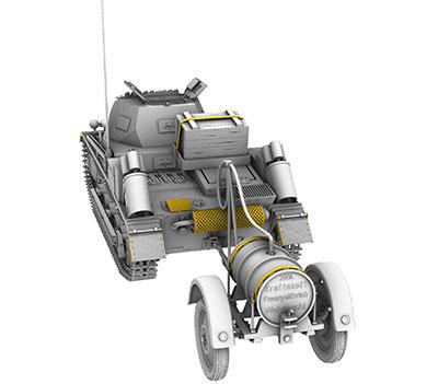 IBG 1/35 独・II号戦車b型+燃料トレーラー・雑納箱付【PB35080