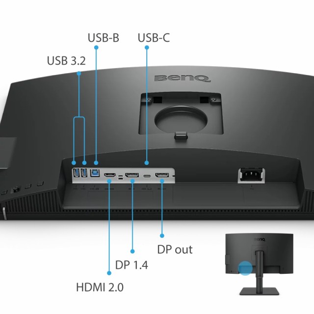 BenQ（ベンキュー） PD2506Q-JP 25型 デザイナーモニター(WQHD/IPS/LED backlight/非光沢/5ms/フリッカーフリー/ブルーライト軽減/ePaper