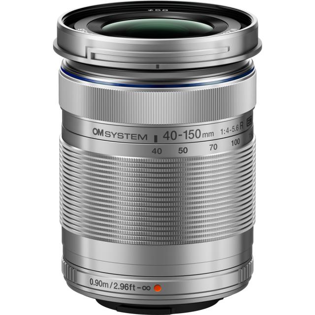 OM SYSTEM 40-150MMF4.0-5.6S_OM M.ZUIKO DIGITAL ED 40-150mm F4.0-5.6 R（シルバー）※マイクロフォーサーズ用レンズ[40150MMF4056SOM] 返品種別A