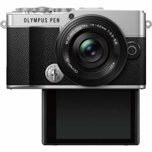 E-P7-WK-SLV オリンパス ミラーレス一眼カメラ「OLYMPUS PEN E-P7」 EZ ...