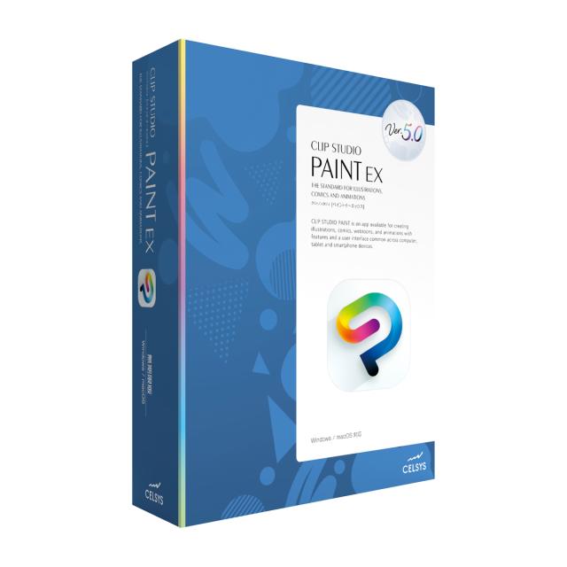 セルシス CLIP STUDIO PAINT EX Ver.5.0  [Windows / macOS]（買い切り版） クリツプスタジオEX-PKG-H返品種別B