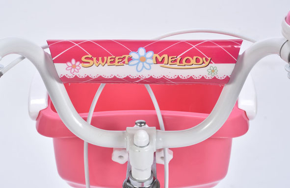 マイパラス MD-12-AP 16インチ幼児用自転車 バスケット・補助輪付き 【メーカー直送・他商品との同時購入不可】（アプリコット）MYPALLAS[MD12AP] 返品種別B_6