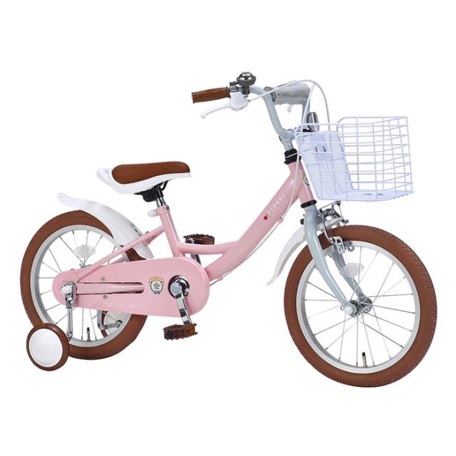 マイパラス MD-16-SB 16インチ幼児用自転車 バスケット・補助輪付き 【メーカー直送・他商品との同時購入不可】（ストロベリー）MYPALLAS[MD16SBマイパラス] 返品種別B