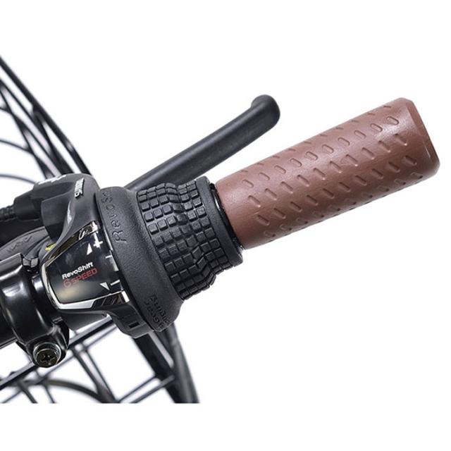マイパラス MC-507-BK 26インチ折りたたみシティサイクル シマノ6段変速 肉厚チューブ 【メーカー直送・他商品との同時購入不可】（マットブラック）MYPALLAS[MC507BK] 返品種別B_5