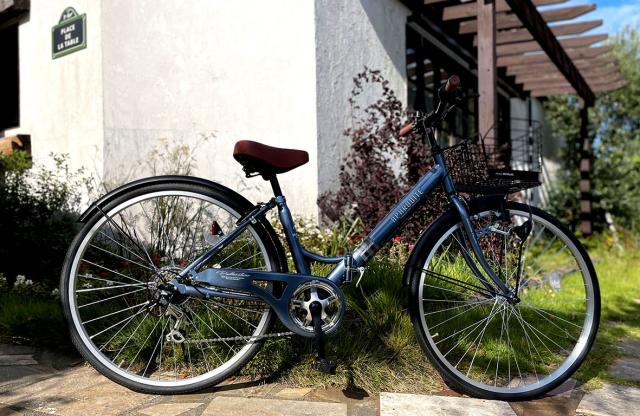 マイパラス MC-507-AB 26インチ折りたたみシティサイクル シマノ6段変速 肉厚チューブ 【メーカー直送・他商品との同時購入不可】（アッシュブルー）MYPALLAS[MC507AB] 返品種別B_14