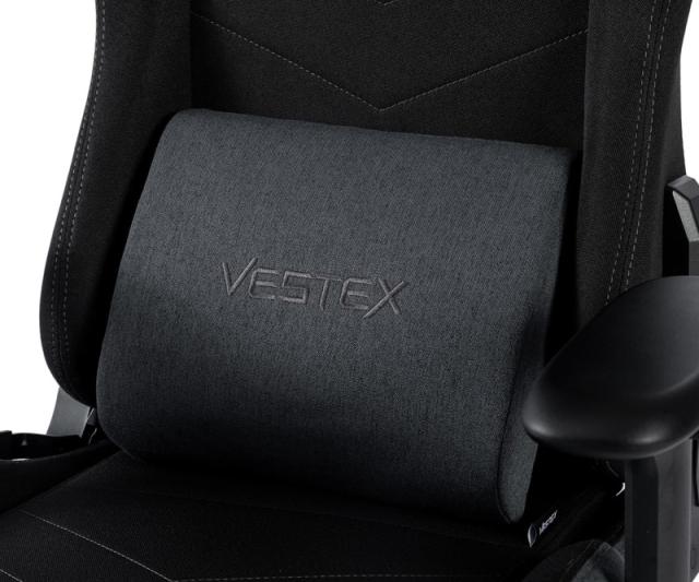 VESTEX(ベステックス) ゲーミングチェア S1シリーズ カラーファブリックモデル フットレストなし（ブラック） VES-S1BK返品種別A_5