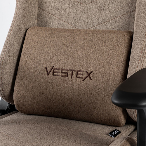 VESTEX(ベステックス) ゲーミングチェア S1シリーズ カラーファブリックモデル フットレストなし（ブラウン） VES-S1BR返品種別A_5