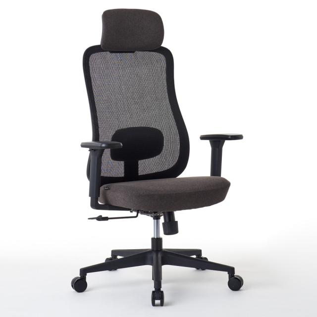 ROOMWORKS(ルームワークス) RM2-BBR ワークチェア シンプルベーシック M2シリーズ ブラックベース（ブラウン）[RM2BBR] 返品種別A