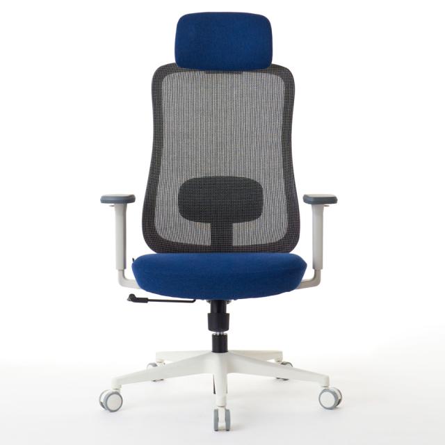 ROOMWORKS(ルームワークス) RM2-WBL ワークチェア シンプルベーシック M2シリーズ ホワイトベース（ネイビー）[RM2WBL] 返品種別A_1