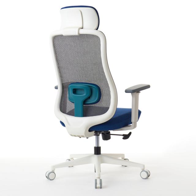 ROOMWORKS(ルームワークス) RM2-WBL ワークチェア シンプルベーシック M2シリーズ ホワイトベース（ネイビー）[RM2WBL] 返品種別A_2