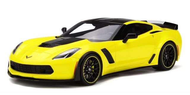 GTスピリット 【再生産】1/18　2016 シボレー コルベット Z06 C7.R エディション（イエロー）【GTS171】ミニカー 返品種別B