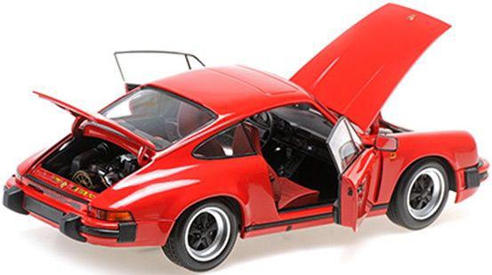 ミニチャンプス 【再生産】1/18 ポルシェ 911 カレラ クーペ 3.2 1983 レッド【100063021】ミニカー 返品種別B_2