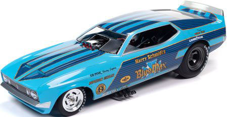 Auto World 1/18 1973 Blue Max フォード マスタング ファニーカー ブルー【AW299】ミニカー 返品種別B