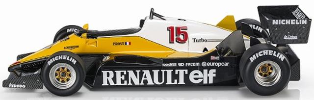 TOPMARQUES 1/18 ルノー RE40 1983 イギリスGPウィナー No15